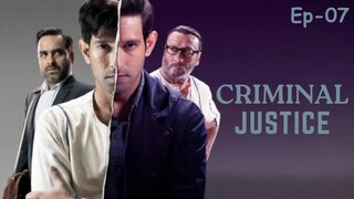 Criminal Justice (2019) S01E07 | Criminal Justice Full Episode 720p Hindi | Entertainment 3D