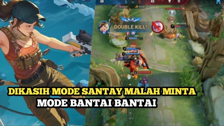 DIKASIH MODE KALEM MALAH MINTA MODO BANTAI-BANTAI!!