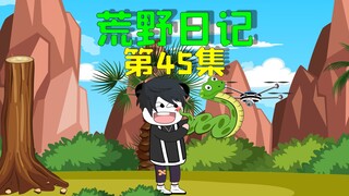 荒野求生第二天，我不仅吃蜘蛛，还徒手抓蛇
