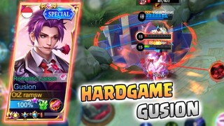 HARDGAME GUSION KETEMU LING JAGO  HARI HARI HARDGAME NGAB | GUSION GAMEPLAY | MLBB