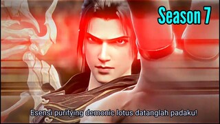 BTTH SEASON 7 EP 21 | Xiao yan Memurnikan Purifying demonic lotus Flame