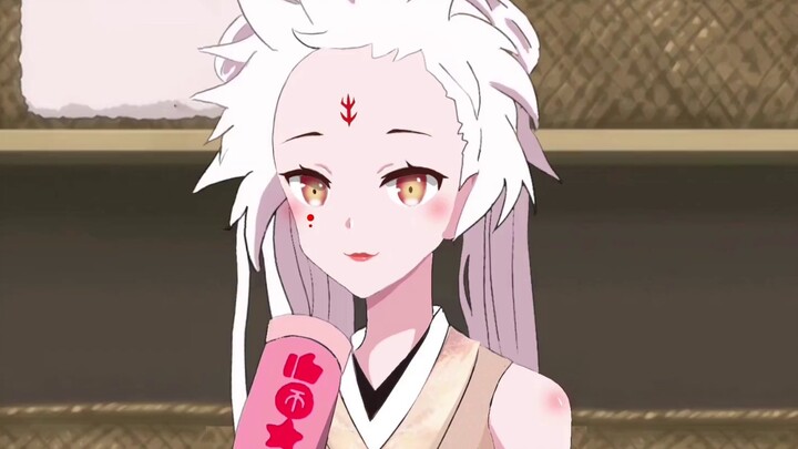 Shiranui is just drying her hair! ! !