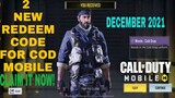*December 2021* Call Of Duty Mobile 2 New Redeem Code | Cod Mobile Redeem Code Garena