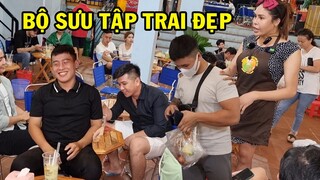 Dàn Trai đẹp body ghé quán DIVA Cát Thy Bánh tráng trộn - Ẩm thực Cha Rồng