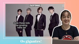 REAGINDO À 'TXT PARECENDO GIGANTES PERTO DE IDOLS (feat. BTS, ITZY, NCT, EXO, Stray Kids etc..)