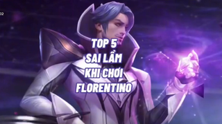 Top 5 sai lầm khi chơi folontino