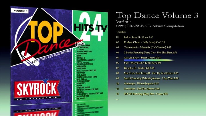 Top Dance Vol.3 (1991) Various [CD Album - Compilation]