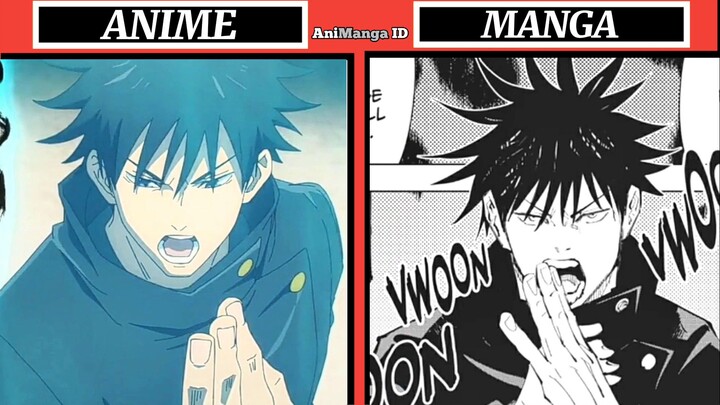 ANIME VS MANGA JUJUTSU KAISEN SEASON 2 EPISODE 11