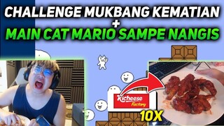 MAKAN 10 AYAM RICHEESE LVL 5 SAMBIL MAIN CAT MARIO SAMPE NANGIS KEPEDESAN BERAK API ANJIMMMM