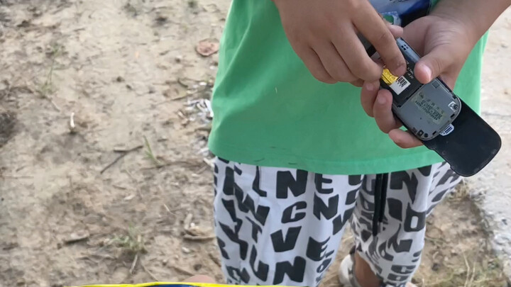 I went to great lengths to set up a ring-toss game for him, but it feels like he hates me again.