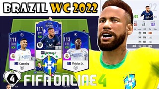 Xây Dựng & Trải Nghiệm Đội Hình BRAZIL WORLD CUP 2022 Trong FO4 Cực Mạnh NEYMAR, VINICIUS, CASEMIRO