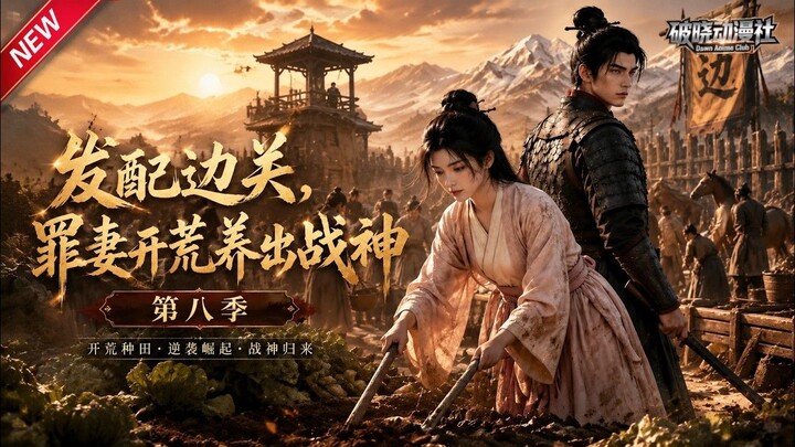 Exiled to the Frontier: A Convicted Wife Clears Land and Raises a War God—Season 8