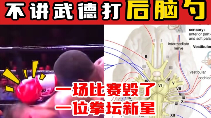 【奥运冠军的脊医博士】一场比赛毁了一位拳坛新星 不讲武德 打后脑勺