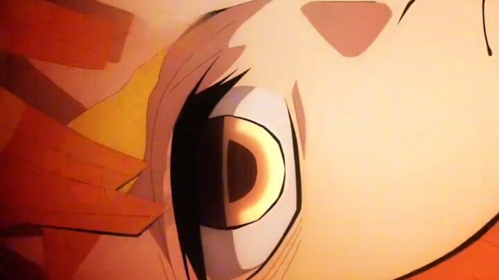 Zenitsu seems way too calm to have just fallen down.