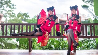 【小真酱】狂三旗袍娘❀陪你过中秋《寄明月》