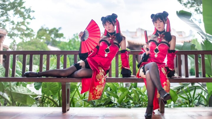 【Xiao Zhen Jiang】Qiong San dalam Cheongsam❀ Menemanimu Merayakan Festival Pertengahan Musim Gugur "M