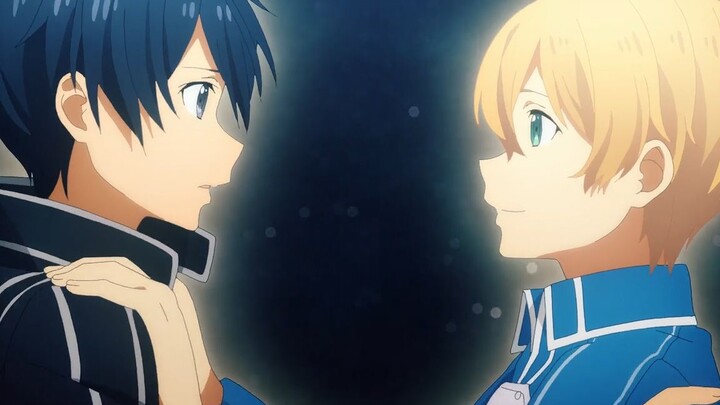 [บินด่วนออนไลน์/ Kirito/Eugeo] ห่อโลกอันแสนเศร้านี้ให้นุ่มนวลดั่งท้องฟ้ายามราตรี