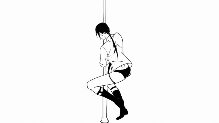 [Under One Person Trace and Modify Handwriting] Zhuge Qing's super hot pole dance, awsl