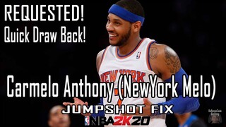 Carmelo AnthonyJumpshot Fix NBA2K20 2012 Melo Release