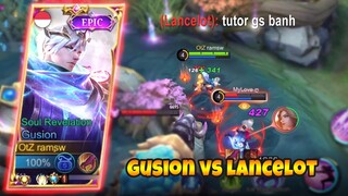 GUSION VS LANCELOT, ADU MEKANIK BOSSQU | GUSION FASTHAND | MLBB