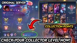 How To Check Collector Level/Points Original Server Account?! - MLBB