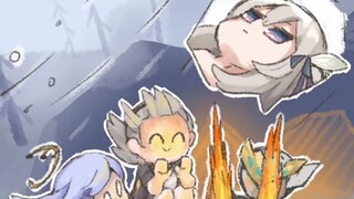 【崩铁漫画】如果开拓者和流萤知更鸟一起去贝洛伯格
