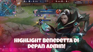 [ TA ] MAIN BENEDETTA DEPAN ADMIN 🔥😱 - MOBILE LEGENDS