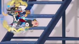 Fire-burned leather drum [Cat and Mouse Sand Sculpture Collection #342]