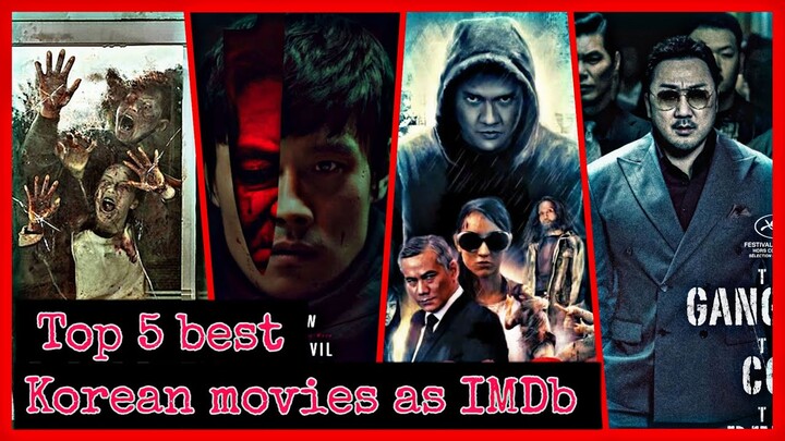 Top 5 best Korean movies as per IMDb {Part 2} 😱🥵
