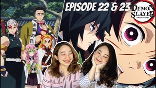 WHOLESOME EPISODES | Demon Slayer (Kimetsu no Yaiba) Episode 22 & 23 | Reaction