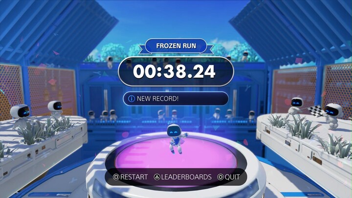ASTRO's PLAYROOM Frozen Run Speedrun 38.240