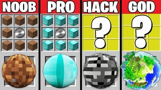 Minecraft Battle: Noob vs PRO vs HACKER vs GOD : SUPER SECRET BLOCK CRAFTING Challenge / Animation