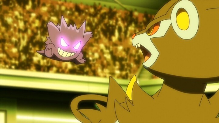 Denji(Rentorar/Luxray) Vs (Ash/Satoshi)Gengar- Pokemon (2019)