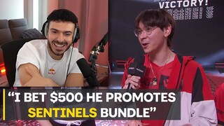 Tarik Reacts To Sentinels Player Interview After Crowning Champions