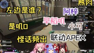 左边是谁 是鸡O！阿梓小可早稻叽联动怪话频出