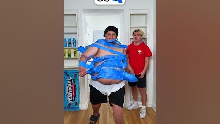 Can a tape wall stop a sumo wrestler?