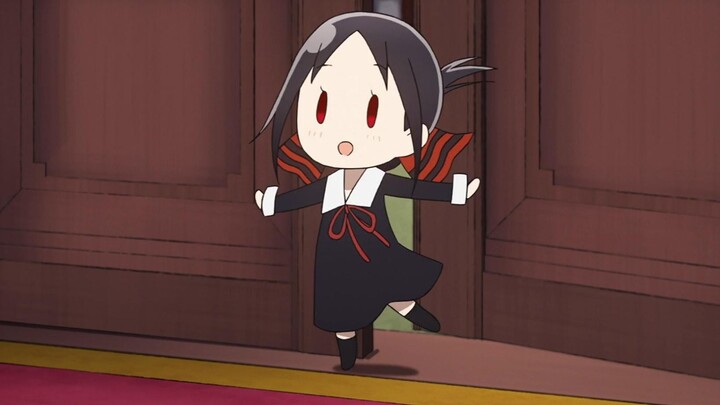 “After the kiss, Kaguya completely lost it and turned into Little Kaguya~”