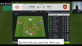 đội hình MU leo rank fo4 đỉnh cao  #68