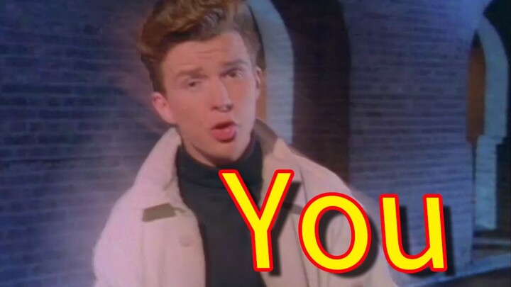 Rick Astley Mempercepat Setiap Menyanyikan Kata You