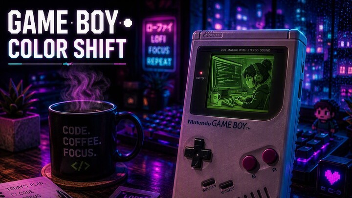Game Boy Frame Color Shift | Deep Work LoFi Beats for Programmers & Intensive Study