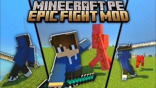 CARA PASANG EPIC FIGHT MOD DI MCPE TERBARU! - MCPE 1.20