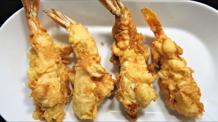 Trik menggoreng udang tempura  Tokyo Style - Udang tepung krispy ala Tokyo