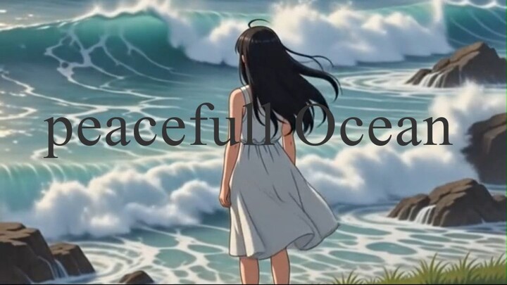 Peaceful Ocean Breeze 🌊 Anime Aesthetics & Calm Vibes #shorts #anime