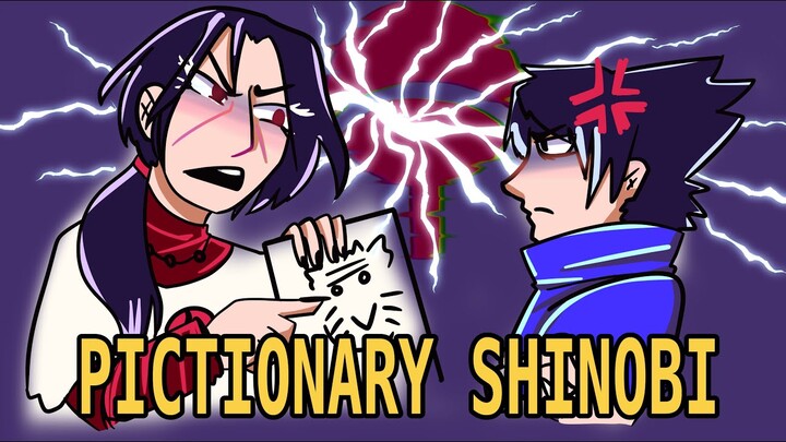 PICTIONARY CHUNGO con los HERMANOS UCHIHA | Sasuke & Itachi NARUTO COSPLAY