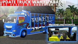 UPDATE!! TRUK WAHYU ABADI PERSENELING KNT*L || BY BUDESIGN TM || MOD BUSSID TERBARU!!