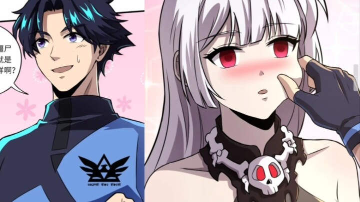 How did the hero feel when the little zombie was transformed into a white-haired royal sister by the