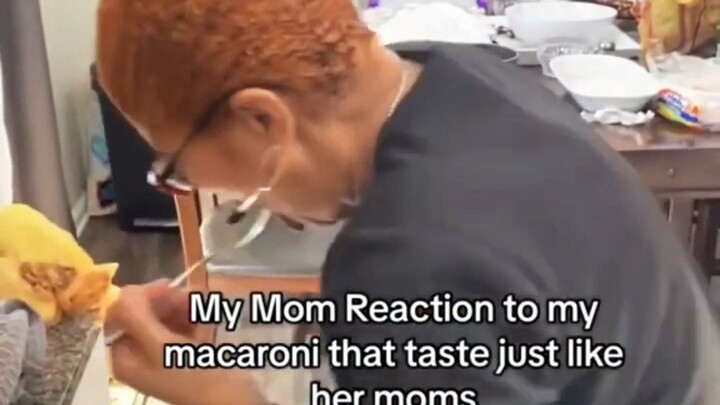 When an African mom discovers the food is delicious, just like Grandma’s cooking…