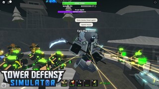 Beating Frost Invasion | Tower Defense Simulator | ROBLOX