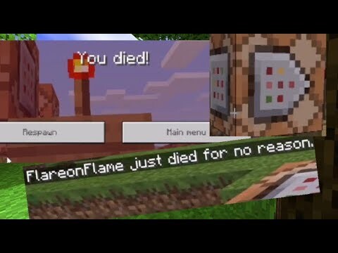 How to make a custom Death Message (MCPE, Windows 10 Editon)