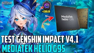 TEST PERFORMANCE GENSHIN IMPACT MOBILE 4.1 ON HELIO G95 RAM 8GB